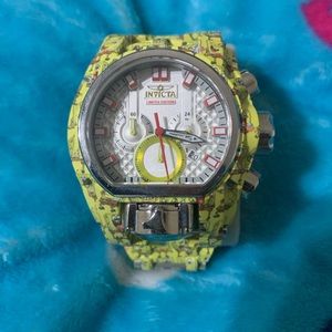 Mens Invicta Limited Edition Sponge Bob Watch 52mm